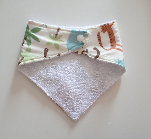 Babador atoalhado bandana Safari - Imagem 3