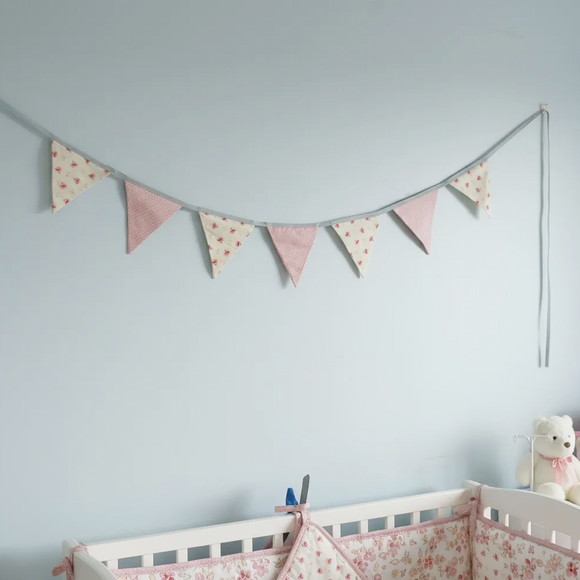 Bandeirinhas em Tecido Decoracao Mia