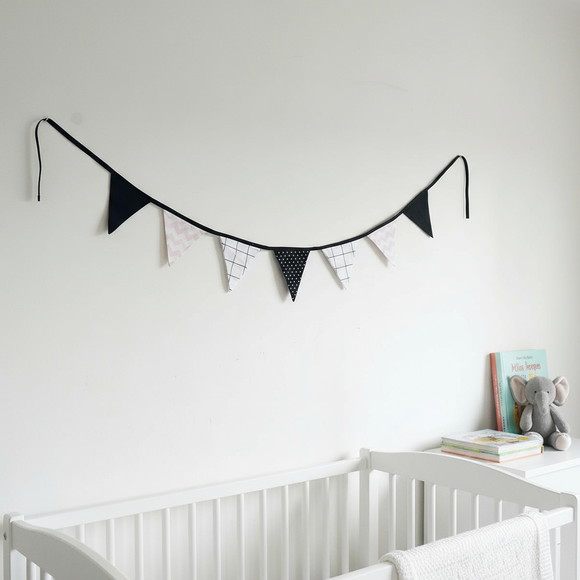 Bandeirinhas em Tecido Estampas Cores Diversas - Imagem 3