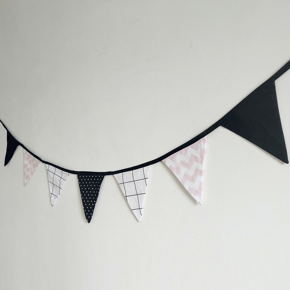 Bandeirinhas em Tecido Estampas Cores Diversas - Imagem 5