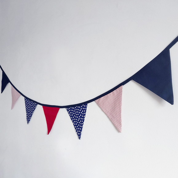 Bandeirinhas em Tecido Estampas Diversas Cores - Imagem 2