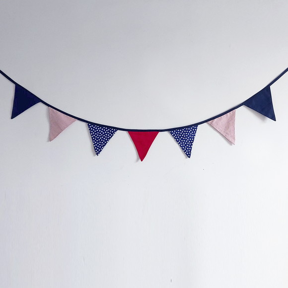 Bandeirinhas em Tecido Estampas Diversas Cores - Imagem 3