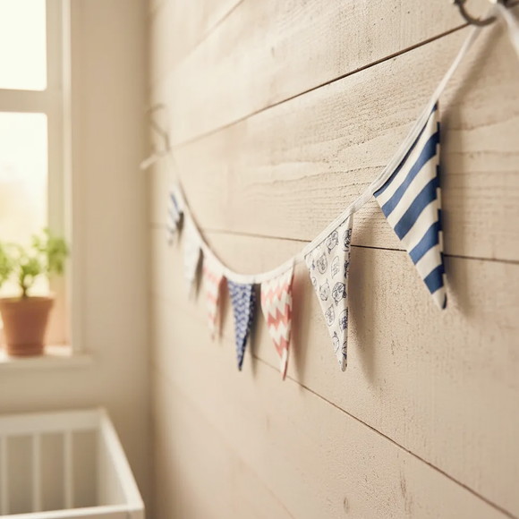 Bandeirinhas em Tecido Estampas Variadas para Decoração - Imagem 4