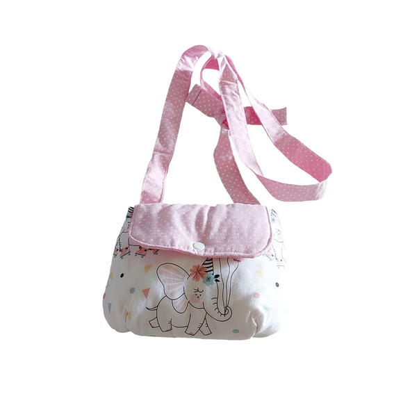 Bolsa Tiracolo Infantil Elefantinha/poá - Imagem 3