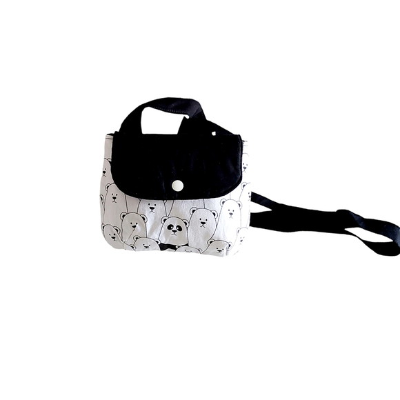 Bolsa Tiracolo Infantil Ursos/preto - Imagem 4
