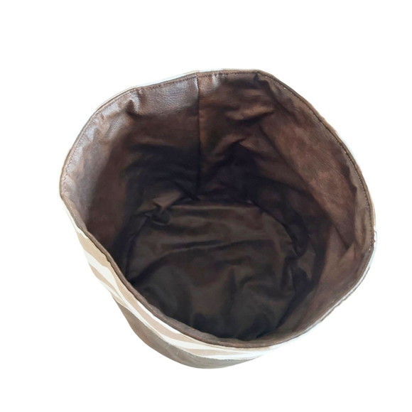 Cachepot Tecido Dupla Face Chevron e Corano - Imagem 3