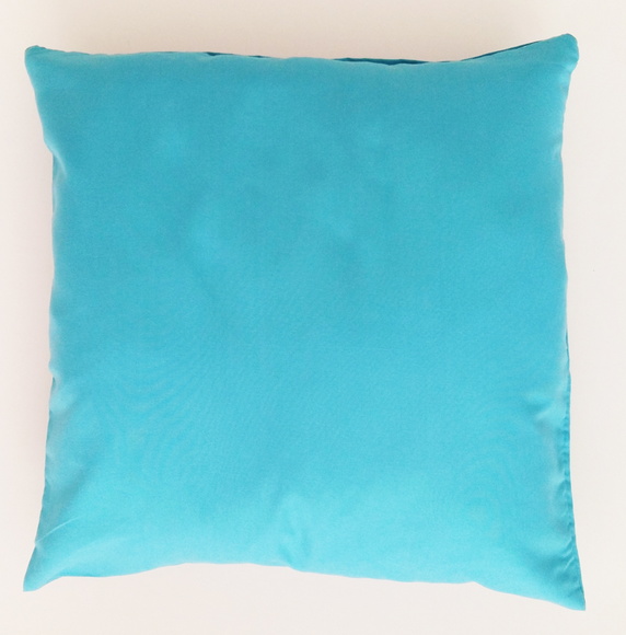 Capa de almofada Azul microfibra