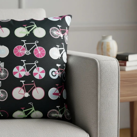 Capa de Almofada Bike Black - Imagem 2