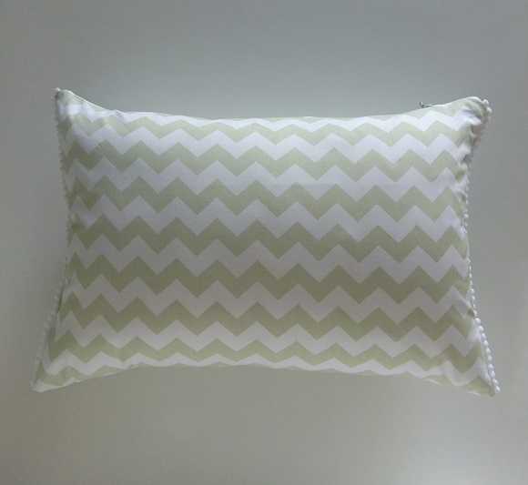 Capa de Almofada Chevron Pistache grelot