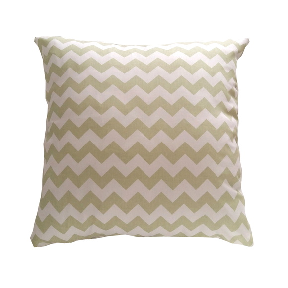 Capa de Almofada Chevron Verde Pistache