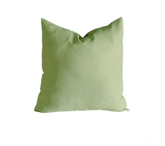 Capa de Almofada Color Pistache Oxford