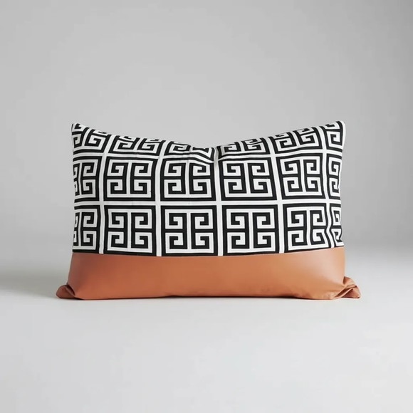 Capa de Almofada Corano e Jacquard Chave Grega - Imagem 2