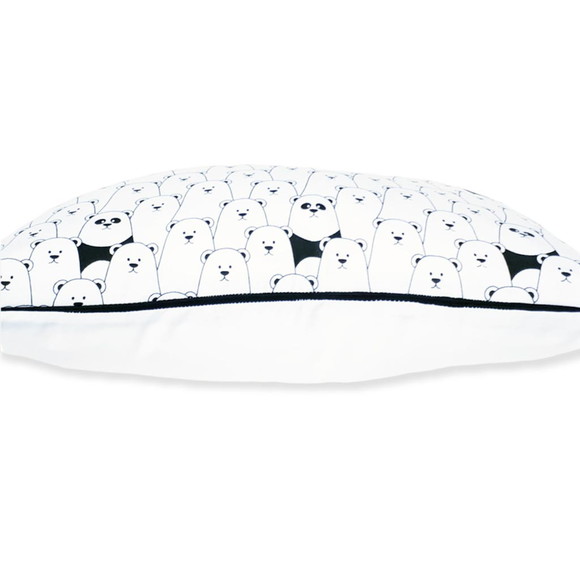 Capa de Almofada Urso Polar e Panda - Imagem 2