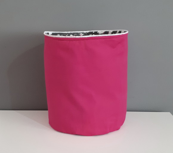 Cesto Acolchoado Unicórnio Grafite E Pink - Imagem 4