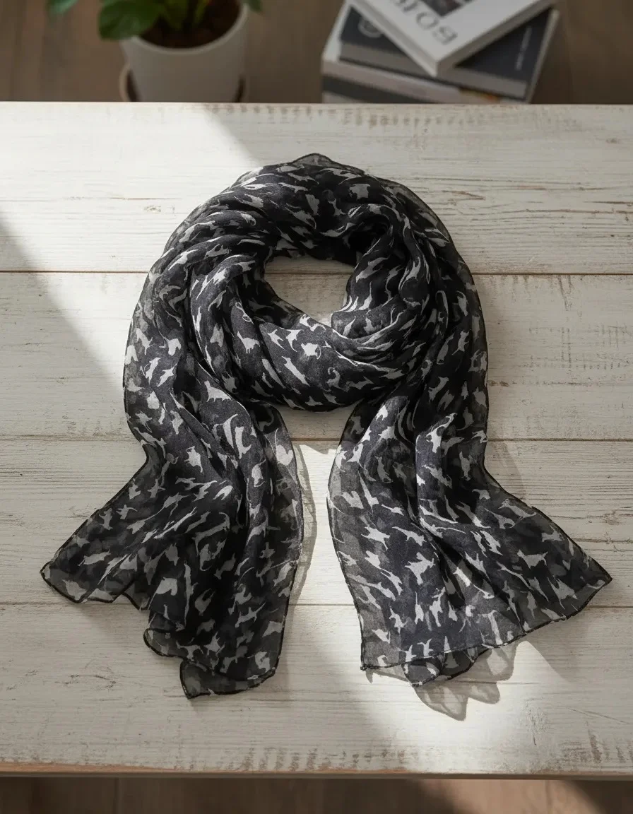 Lenço Scarf Gatos - Imagem 3