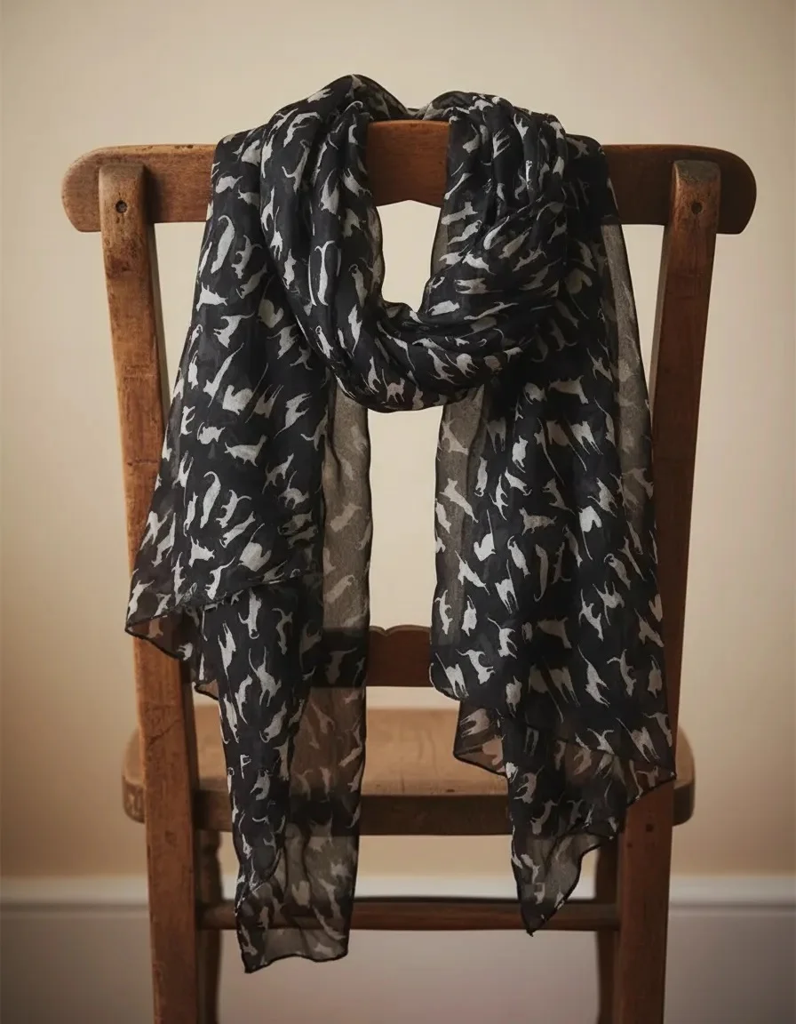 Lenço Scarf Gatos - Imagem 2