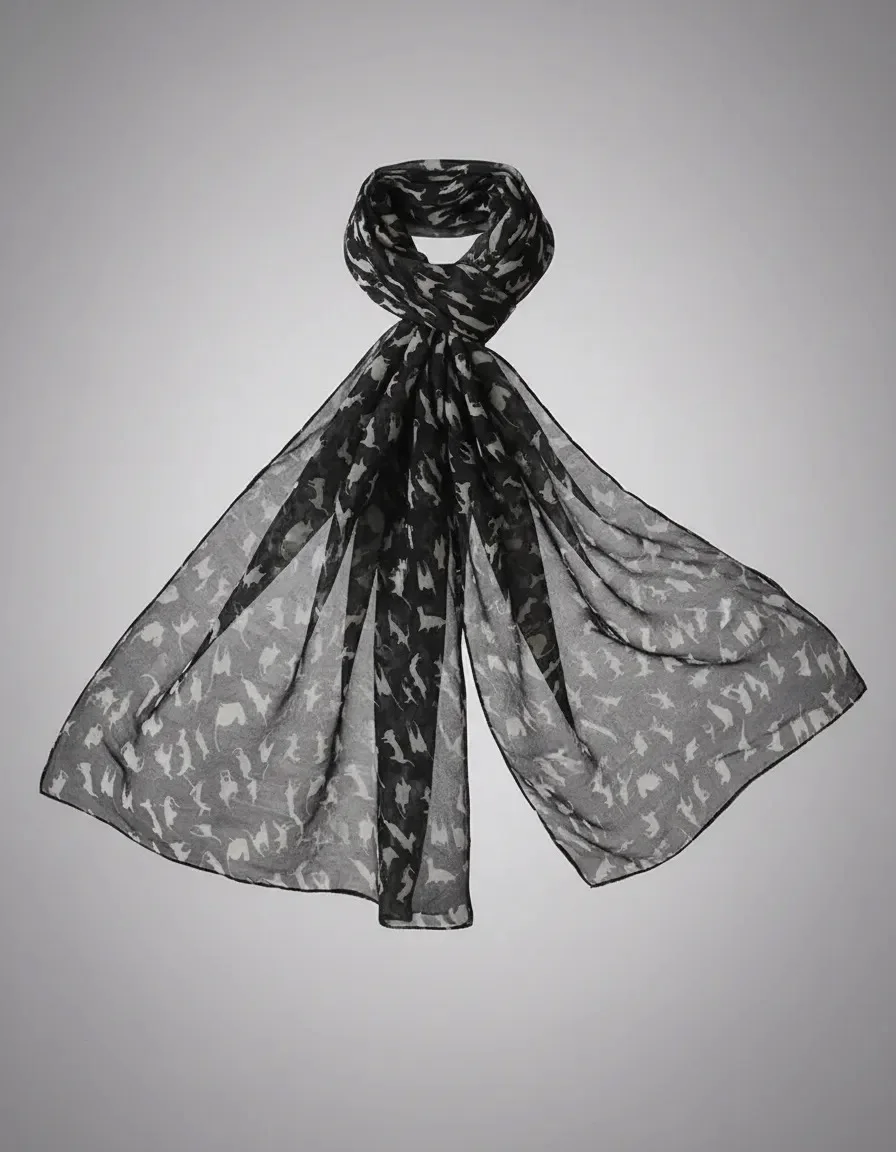 Lenço Scarf Gatos - Imagem 4