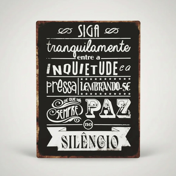 Placa Decorativa Desiderata de Max Ehrmann - Imagem 3