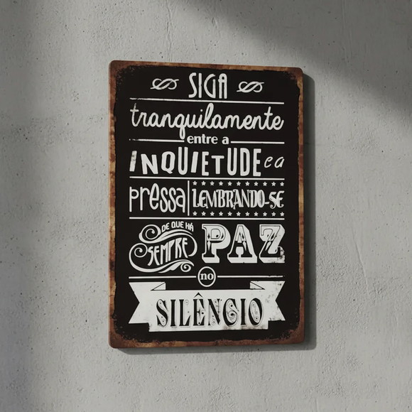 Placa Decorativa Desiderata de Max Ehrmann - Imagem 2