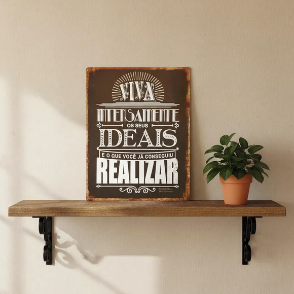 Placa Decorativa Desiderata Max Ehrmann - Viva Intensamente - Imagem 3