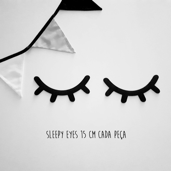Sleepy Eyes Cilios Nordic Decoração 15 cm - Imagem 3