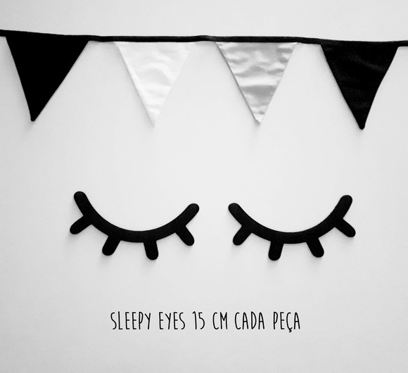 Sleepy Eyes Cilios Nordic Decoração 15 cm - Imagem 4