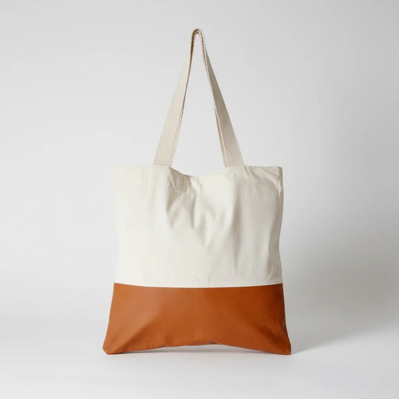 Tote Bag Crua com Detalhe em Corano - Imagem 2