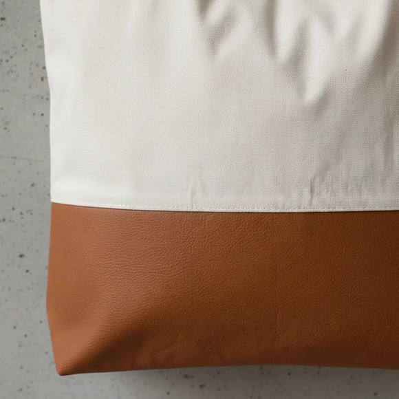 Tote Bag Crua com Detalhe em Corano - Imagem 3