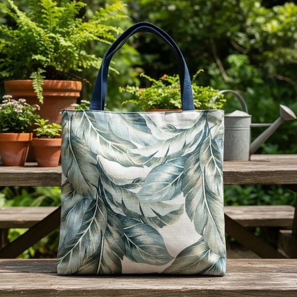 Tote Bag Tecido Acquablock Folhagem - Imagem 4