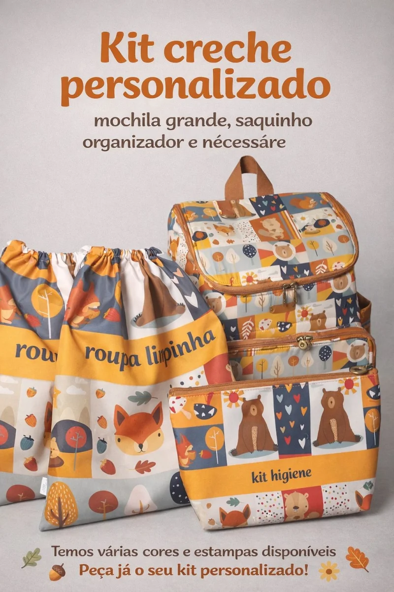 kit personalizado enxoval do bebe maternidade