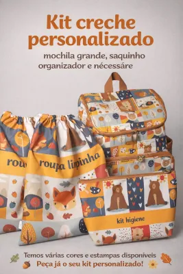 kit personalizado enxoval do bebe maternidade