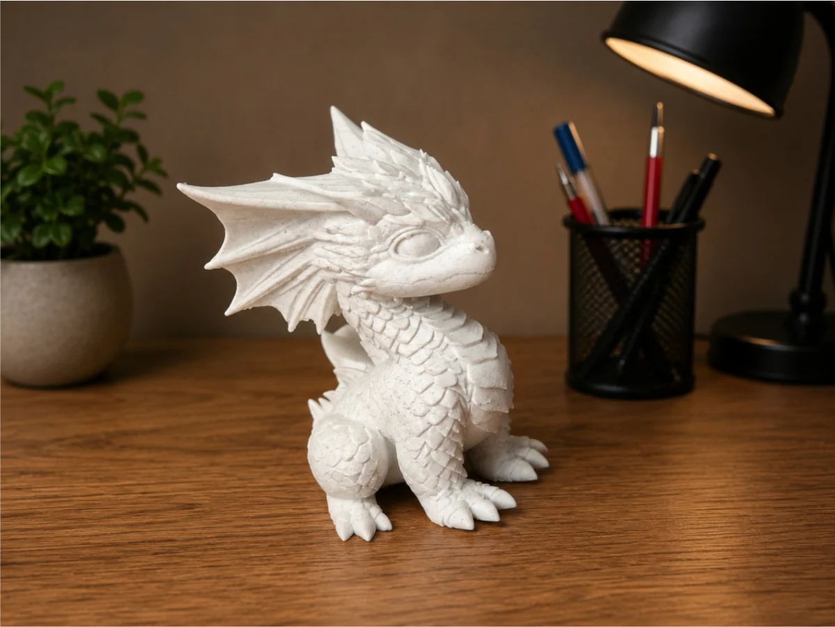Dragão Decorativo Baby Impressão 3D Miniatura Geek Colecionável - Imagem 2