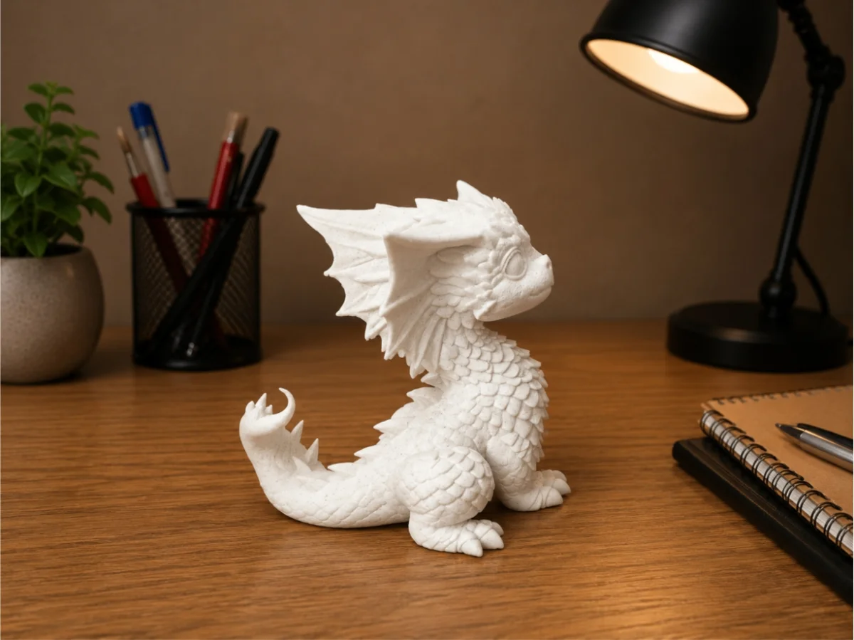 Dragão Decorativo Baby Impressão 3D Miniatura Geek Colecionável - Imagem 3