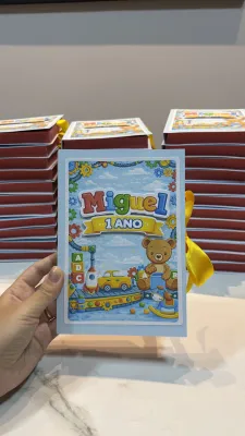 Convite Caixa Pirulito Personalizado Brinquedos