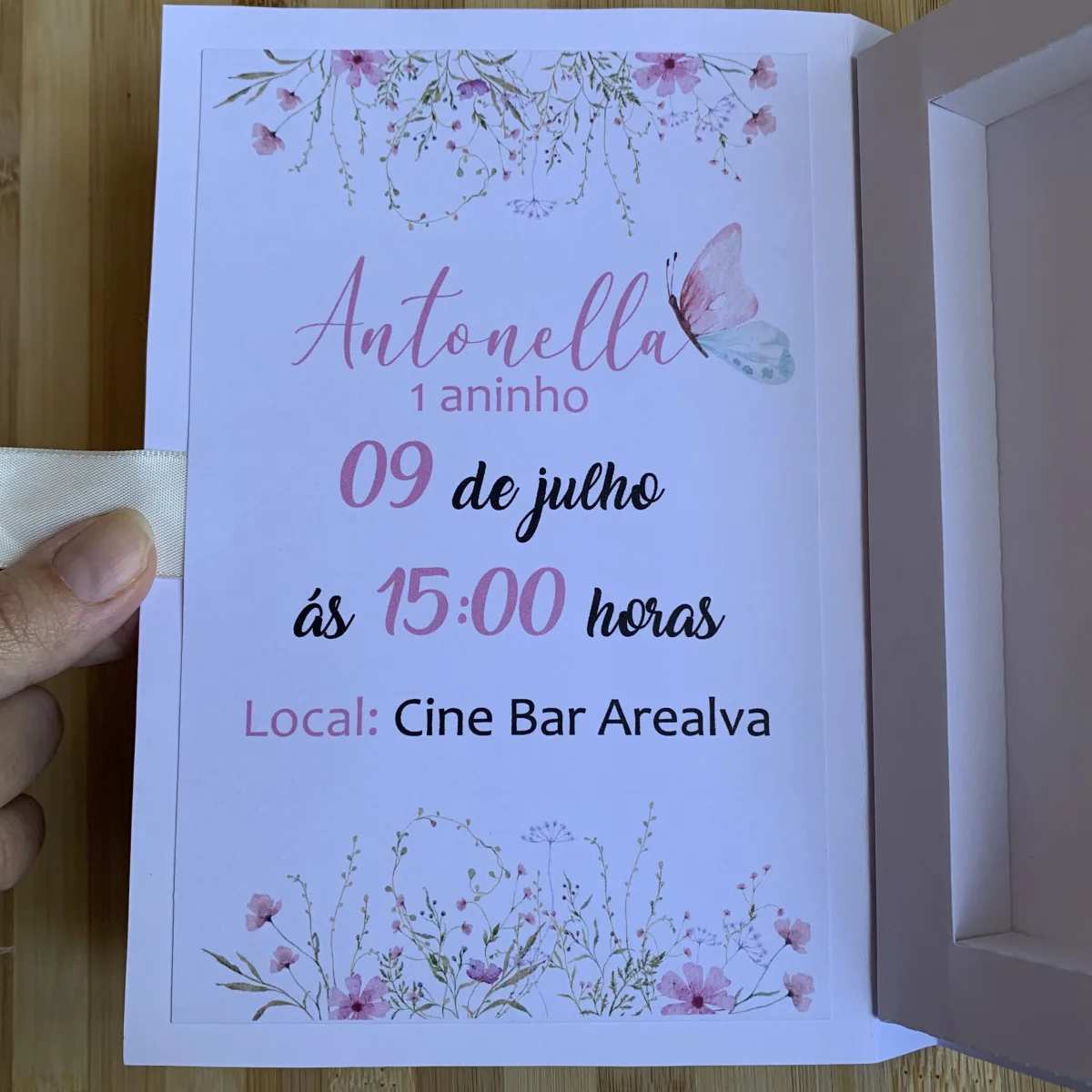 Convite Caixa Pirulito Personalizado Jardim Encantado - Imagem 6