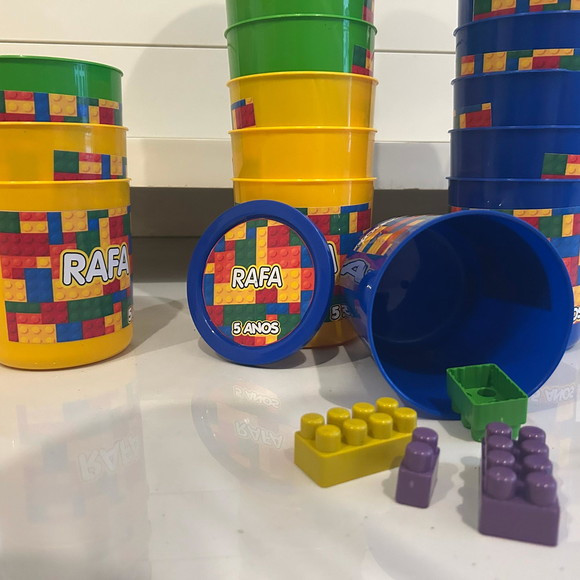 Balde de Lego com Tampa