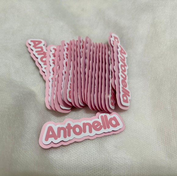 Aplique de Nome 3d Personalizado