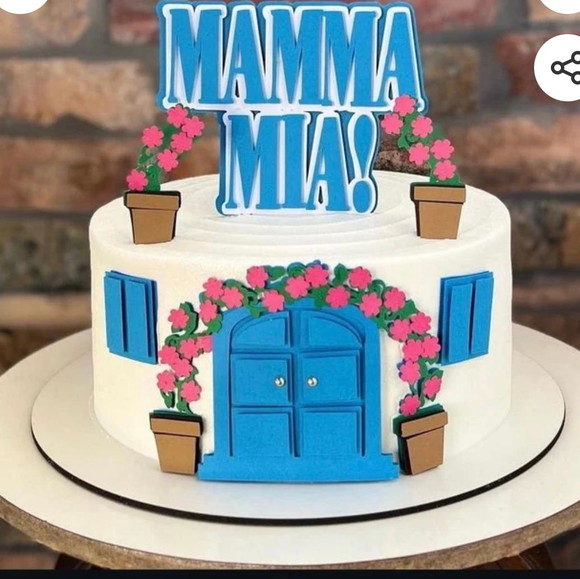 Topo de Bolo Mamma Mia - Imagem 3