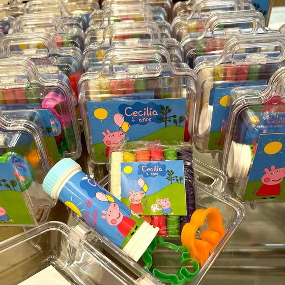 Kit Maletinha de Acrílico sem Bolinha de Sabão