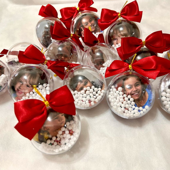 Esfera de Natal com Foto