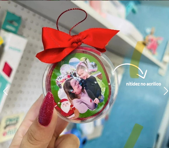 Esfera de Natal com Foto - Imagem 2
