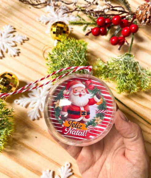 Esfera de Natal com Foto