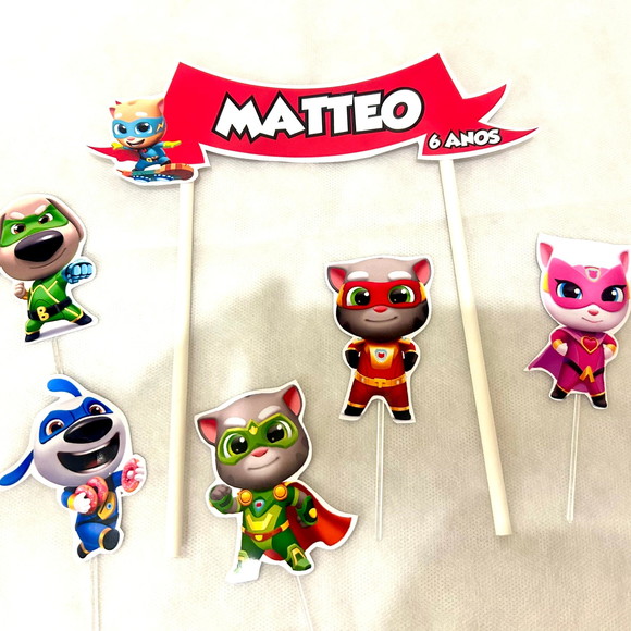 Caixa Pirâmide Talking Tom Hero Dash - Imagem 5