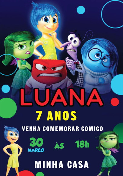 Convite Virtual Divertidamente