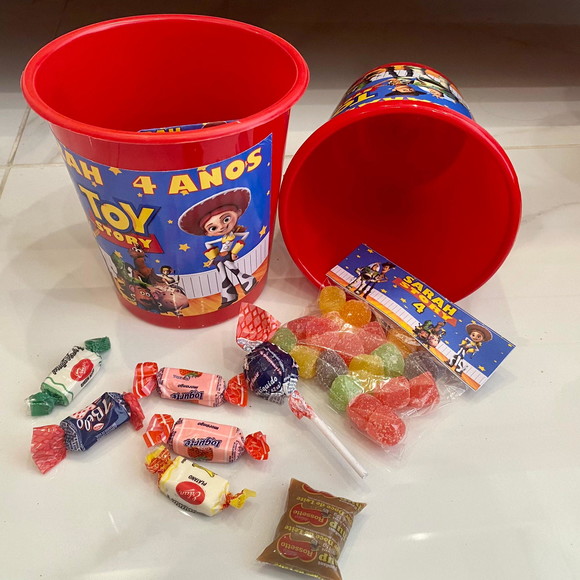 Balde de Pipoca Personalizado