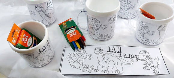 Caneca para Colorir
