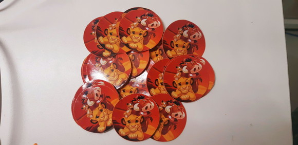 Rotulo para Pirulito Rei Leão