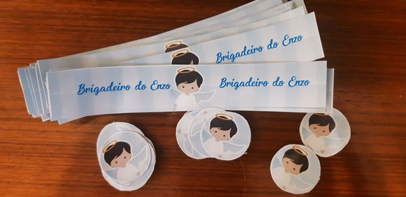 rótulo para potinho de vidro
