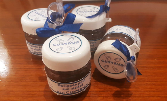 potinho de brigadeiro de colher