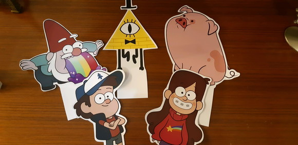 Display de mesa Gravity falls